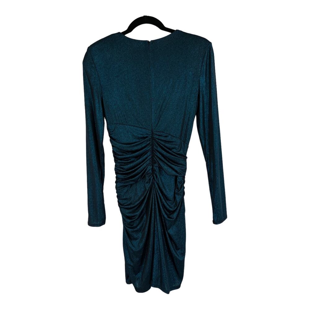 Vince Camuto dress Ruched faux wrap bodycon size 4 - Picture 5 of 7